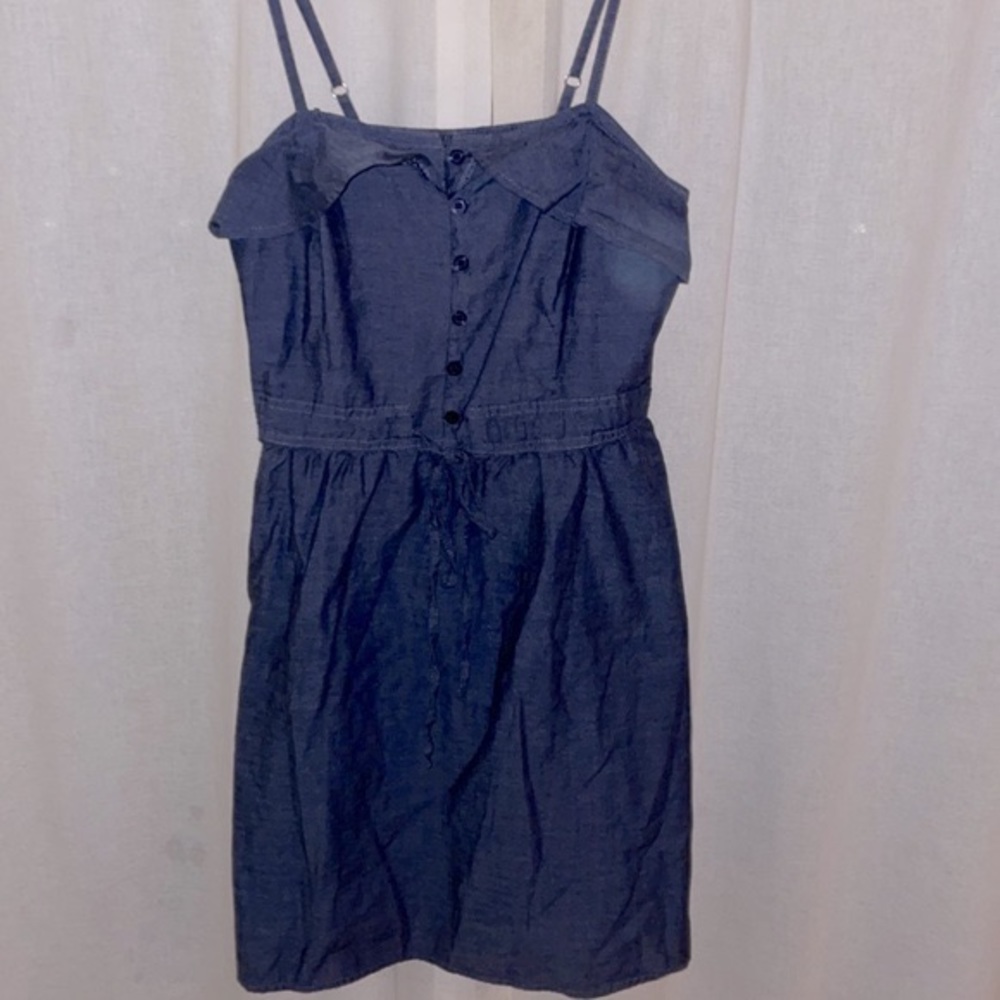 Strappy Mossimo denim looking cotton dress size S